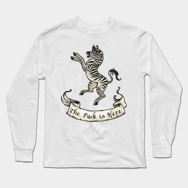 Team Zebra Sigil Long Sleeve T-Shirt by Dani Zemba